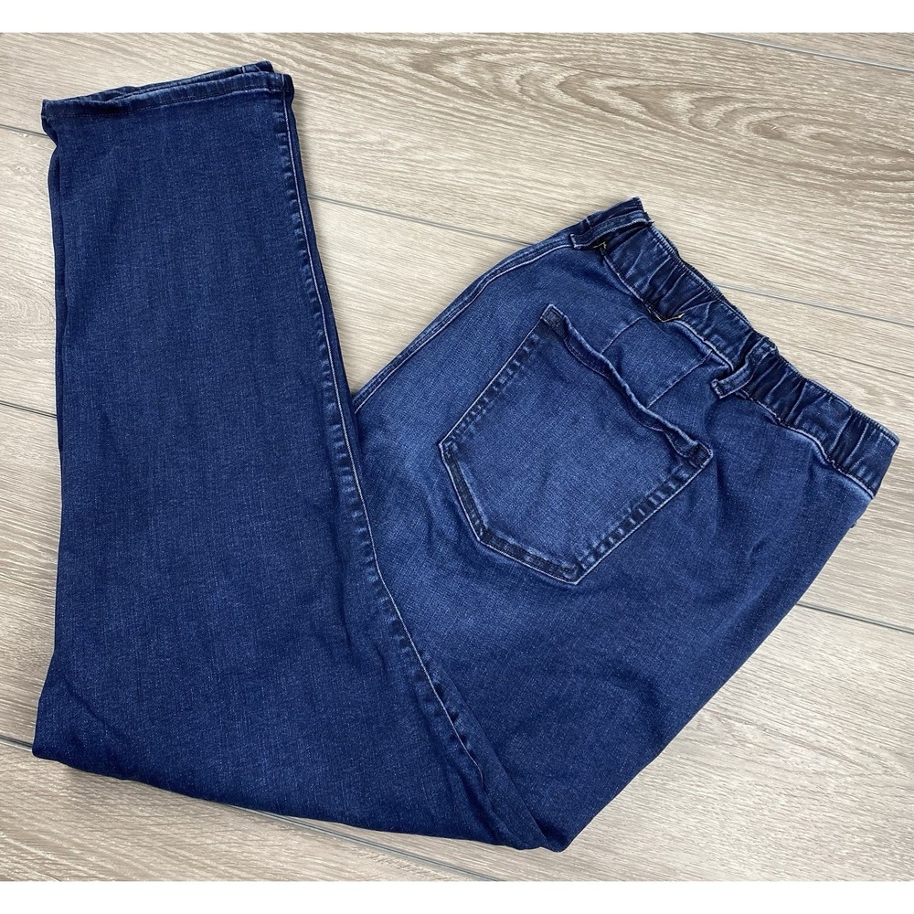 Torrid Women's Super Soft Pull On Boyfriend Jeans Blue Size 4R‎